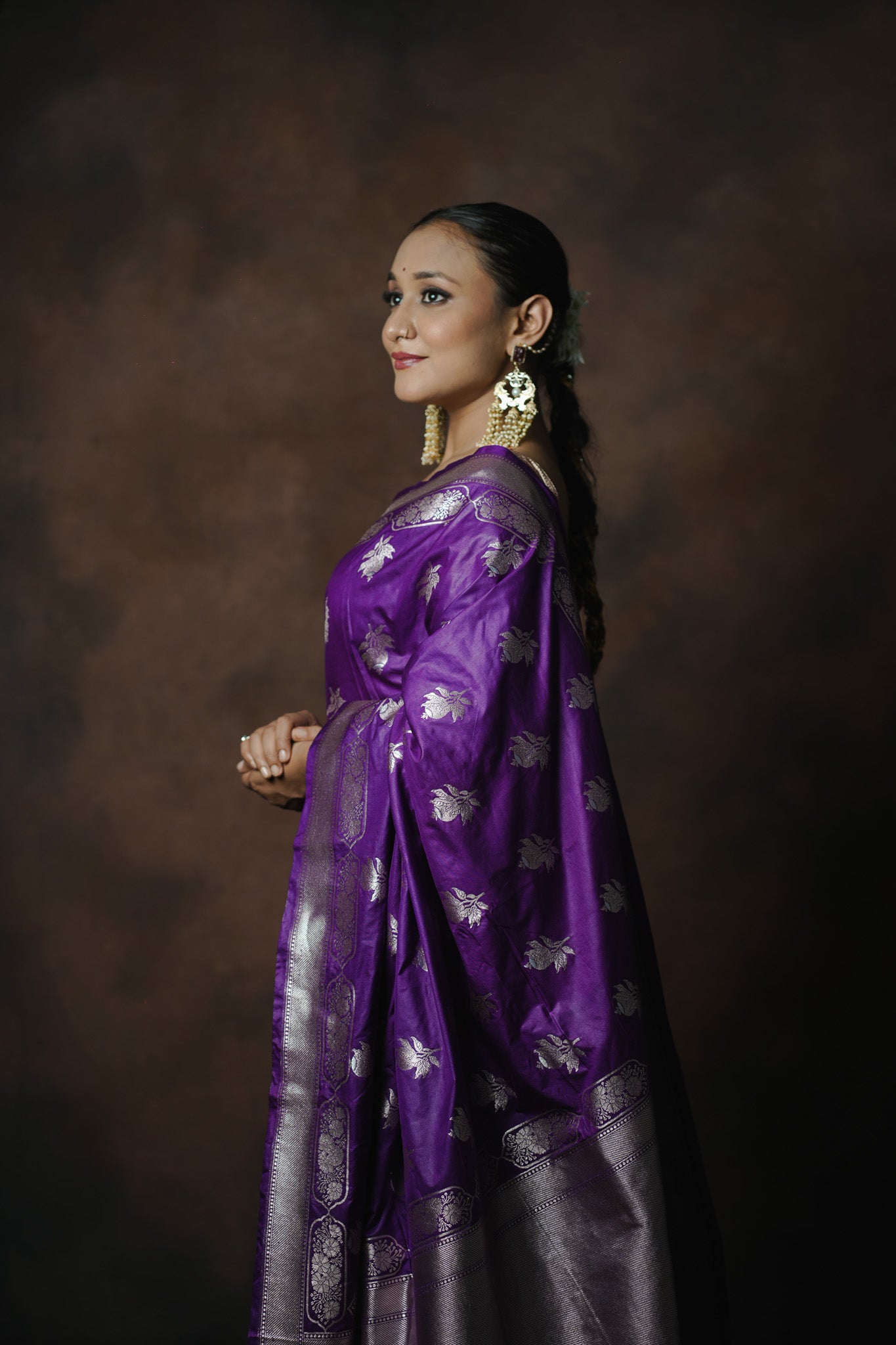 Mashru Katan Silk Saree