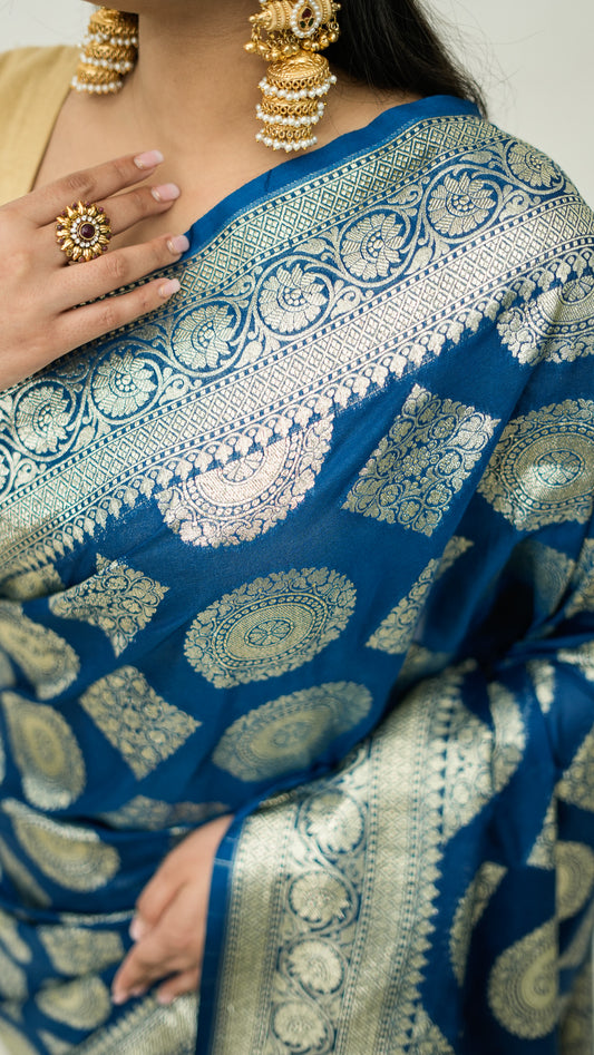 Banarasi Semi Georgette Kataan Saree