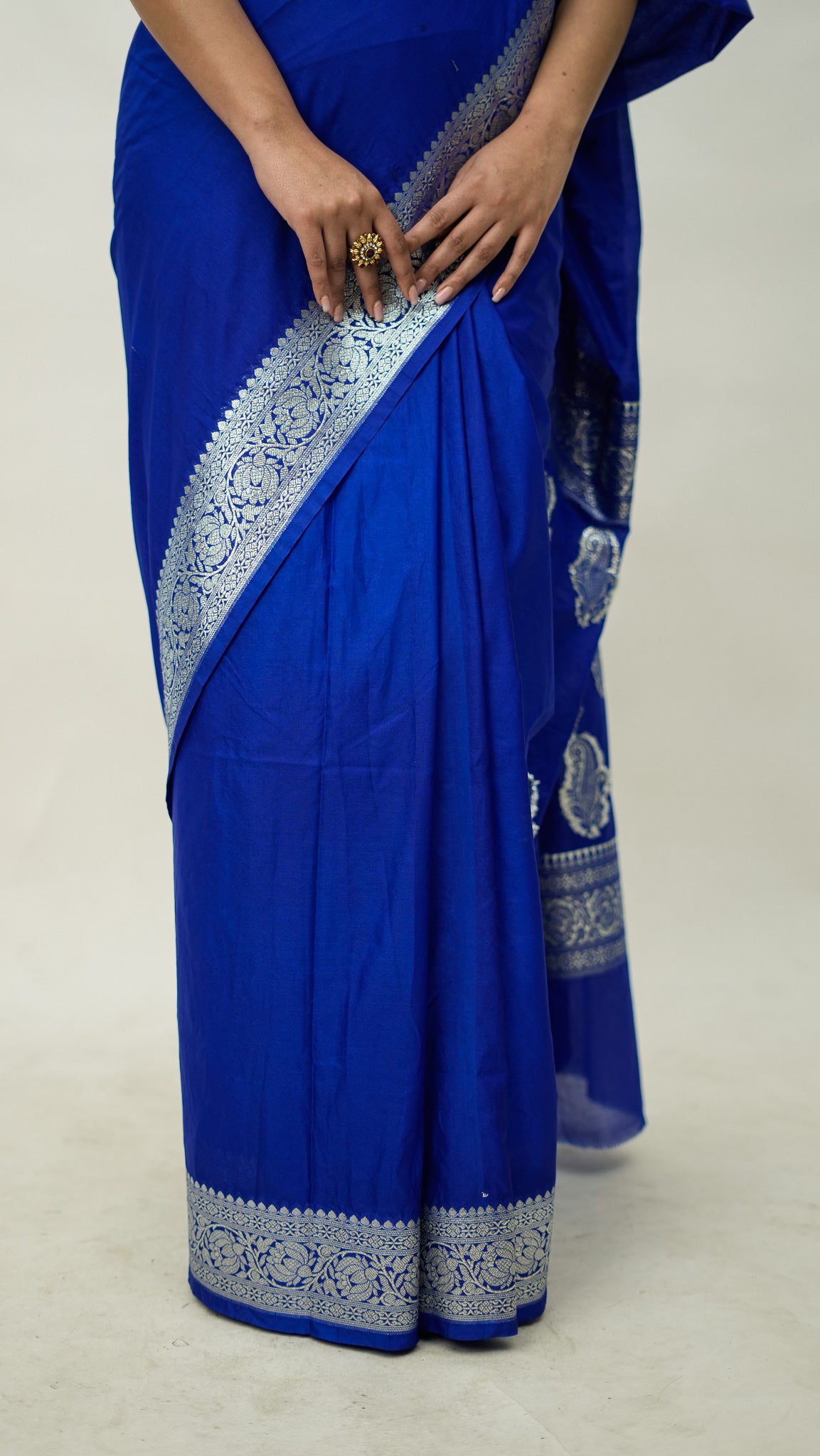 Banarasi Semi Georgette Kataan Soft Silk Saree