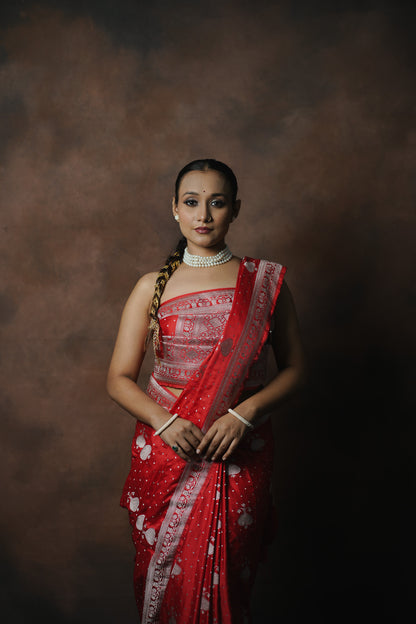 Banarasi Mashru Katan Silk Saree