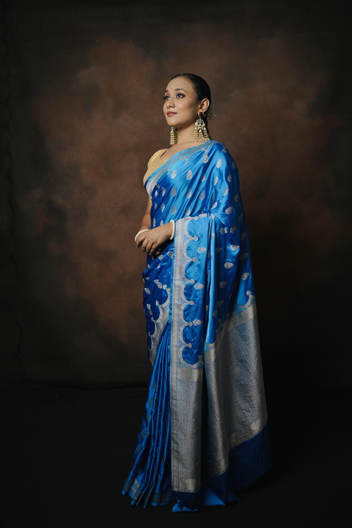 Mashru Katan Silk Saree