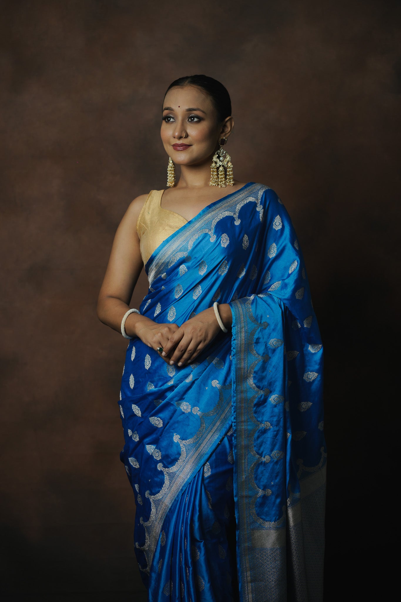 Mashru Katan Silk Saree