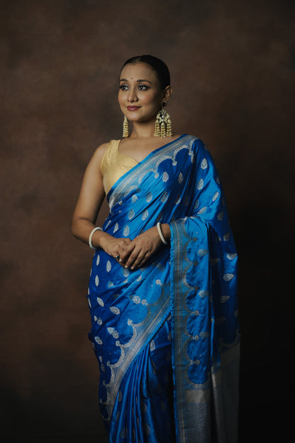 Mashru Katan Silk Saree