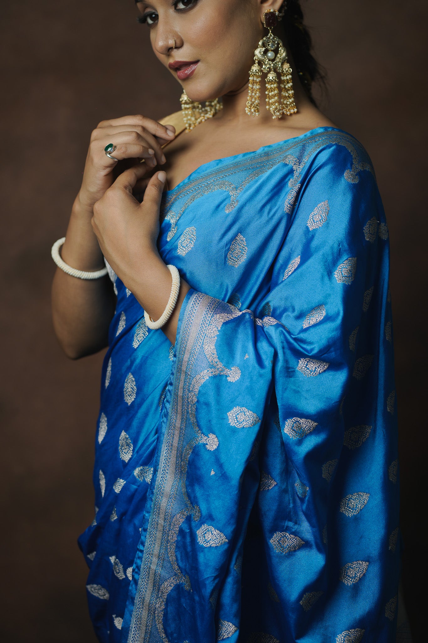 Mashru Katan Silk Saree