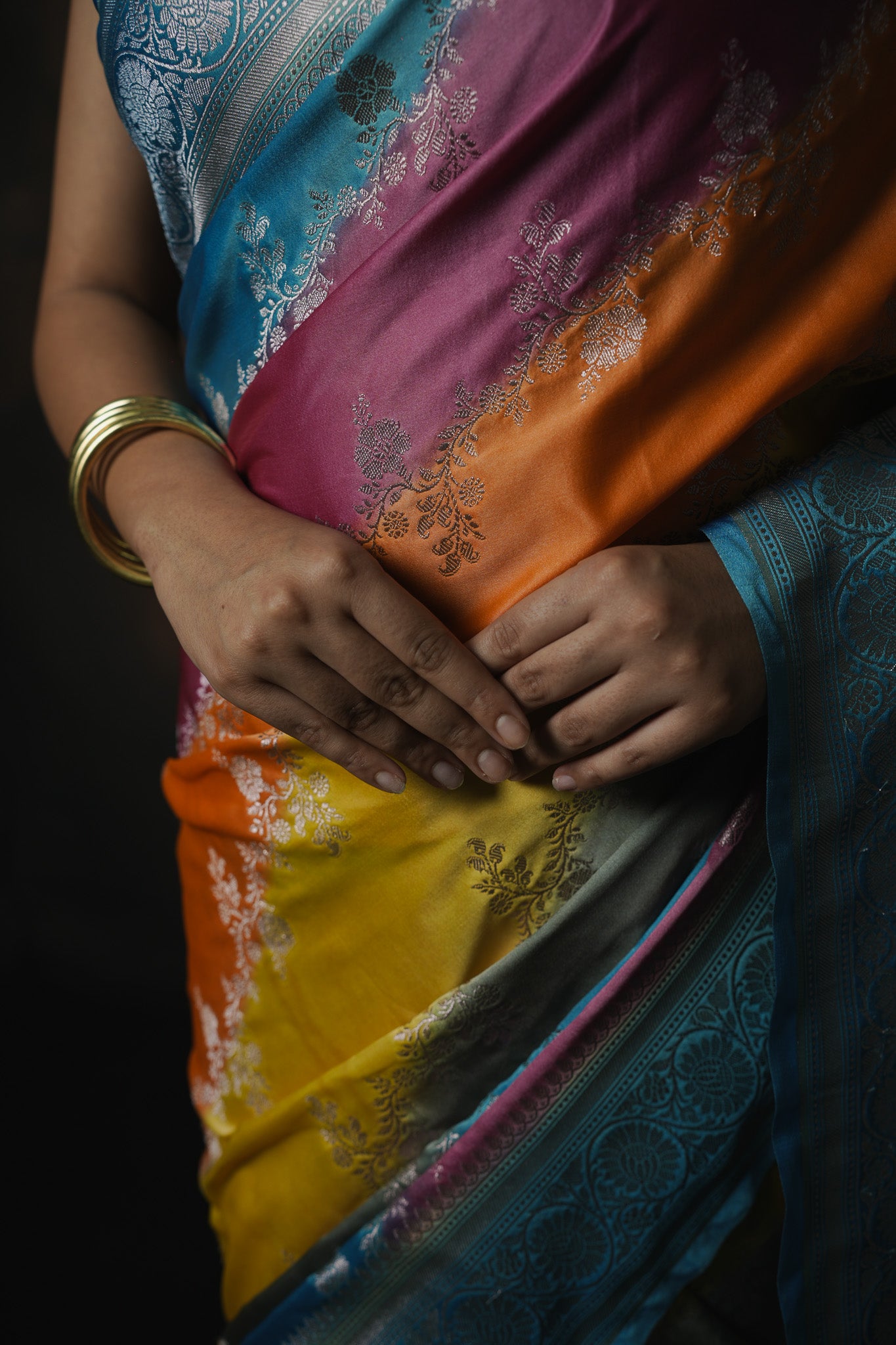Banarasi Mashru Katan Silk Saree