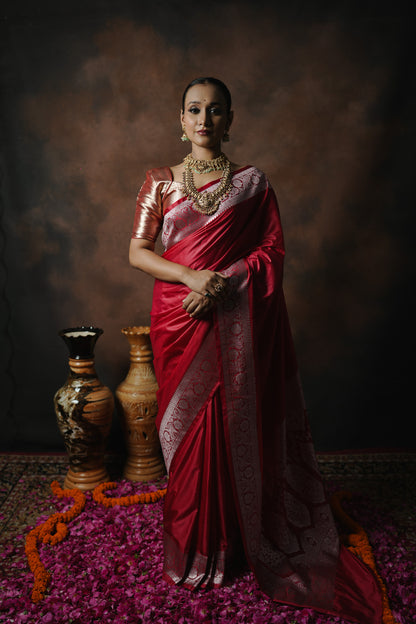 Banarasi Mashru Silk Saree