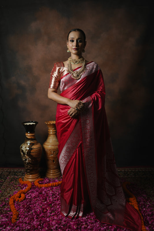 Banarasi Mashru Silk Saree