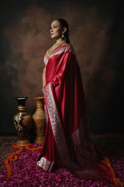 Banarasi Mashru Silk Saree