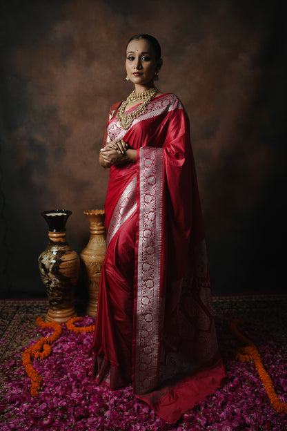 Banarasi Mashru Silk Saree