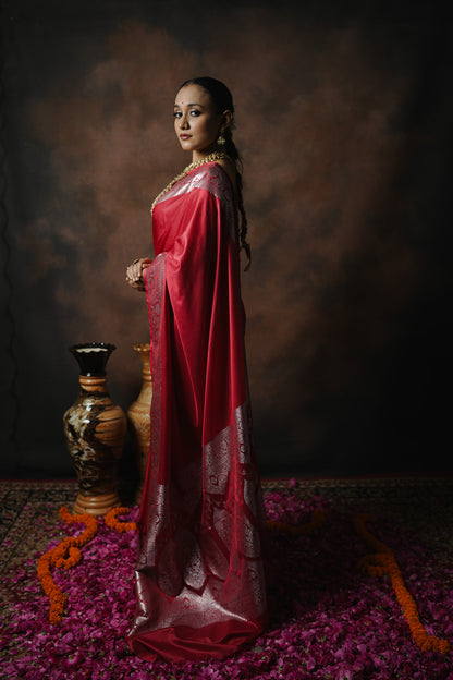 Banarasi Mashru Silk Saree