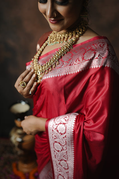 Banarasi Mashru Silk Saree