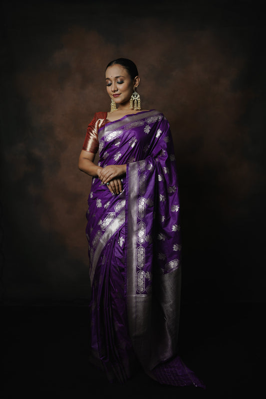 Mashru Katan Silk Saree