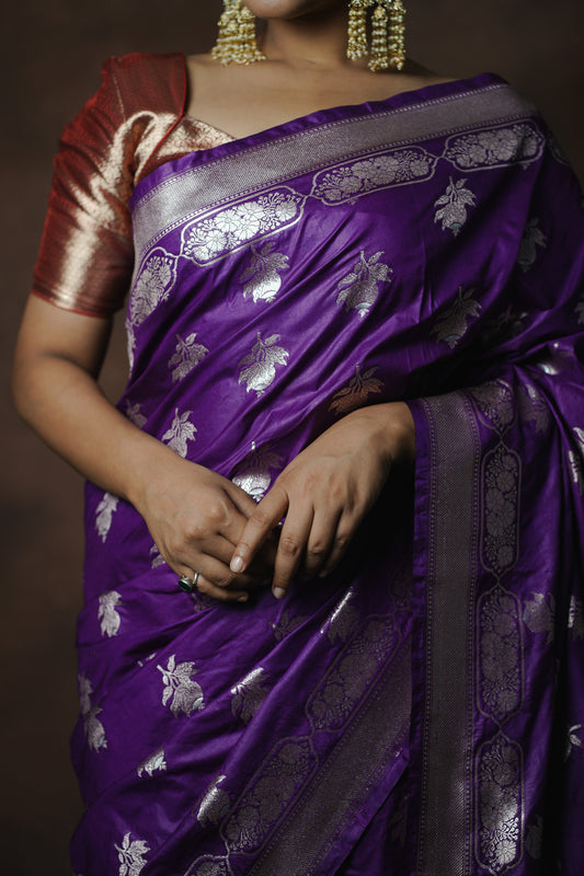 Mashru Katan Silk Saree