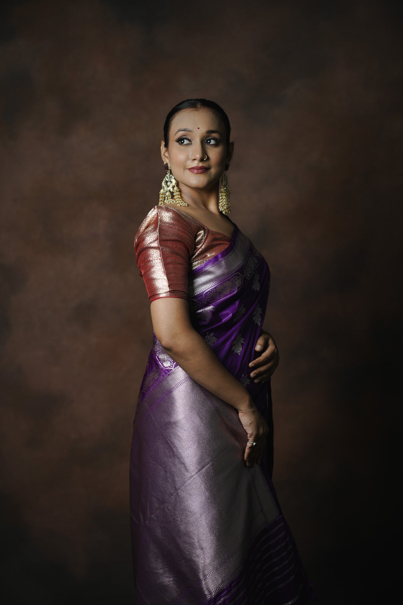 Mashru Katan Silk Saree