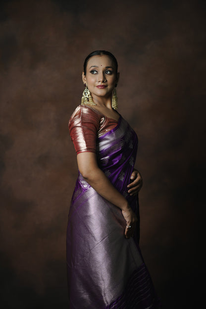 Mashru Katan Silk Saree