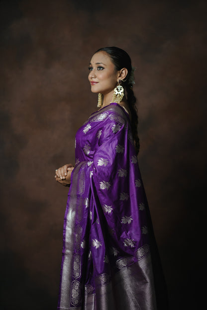 Mashru Katan Silk Saree