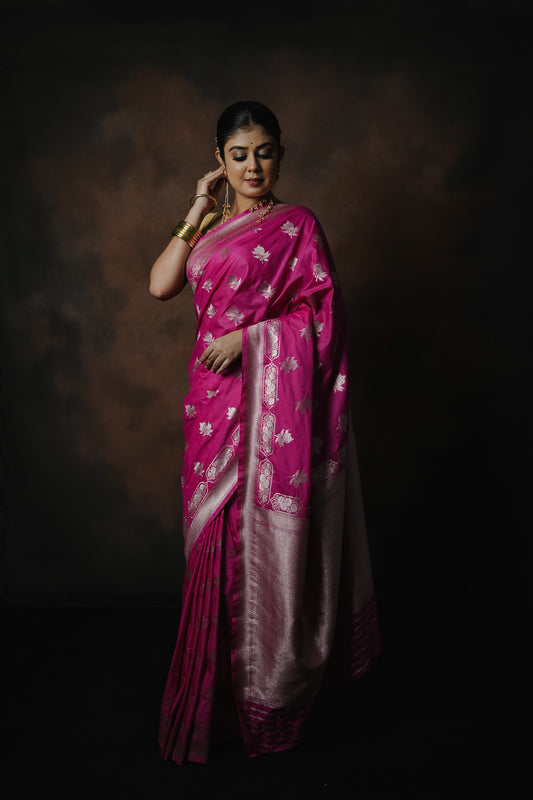 Banarasi Mashru Silk Saree