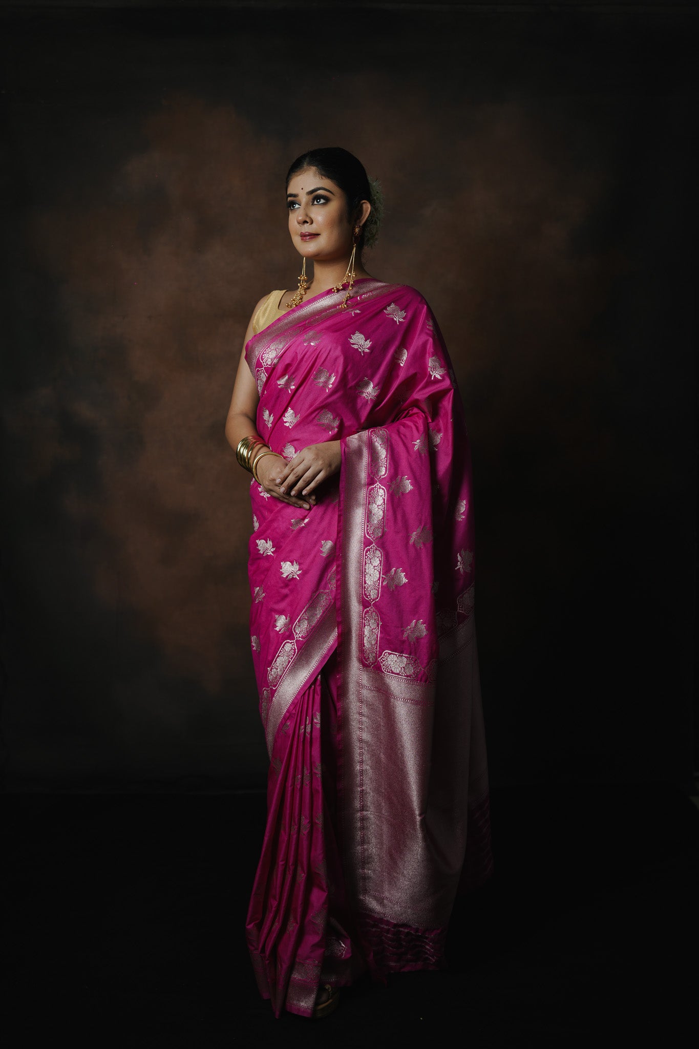 Banarasi Mashru Silk Saree