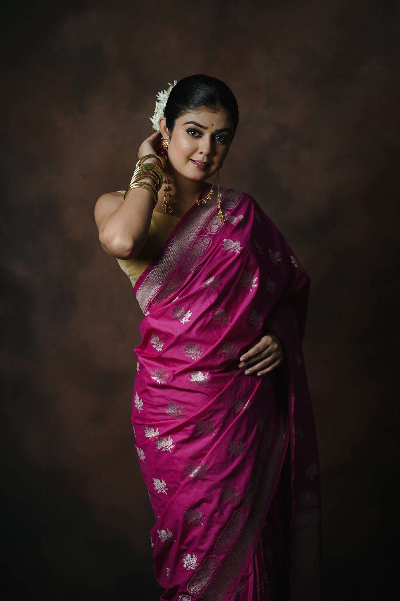 Banarasi Mashru Silk Saree