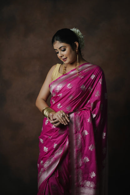 Banarasi Mashru Silk Saree