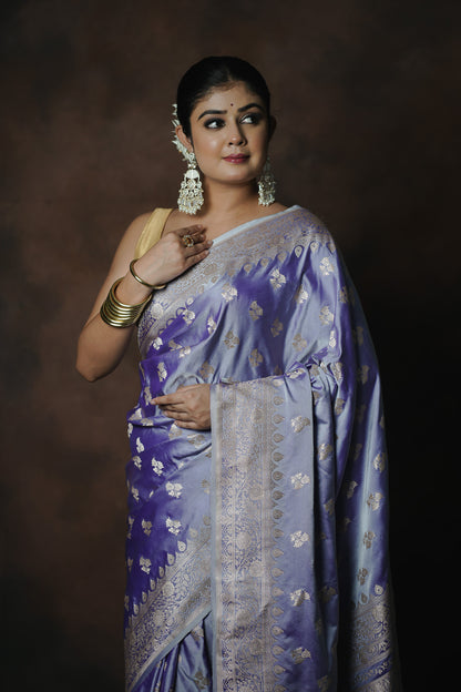 Banarasi Katan Mashru Silk Saree
