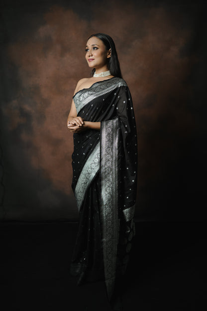 Banarasi Semi Georgette Katan Saree