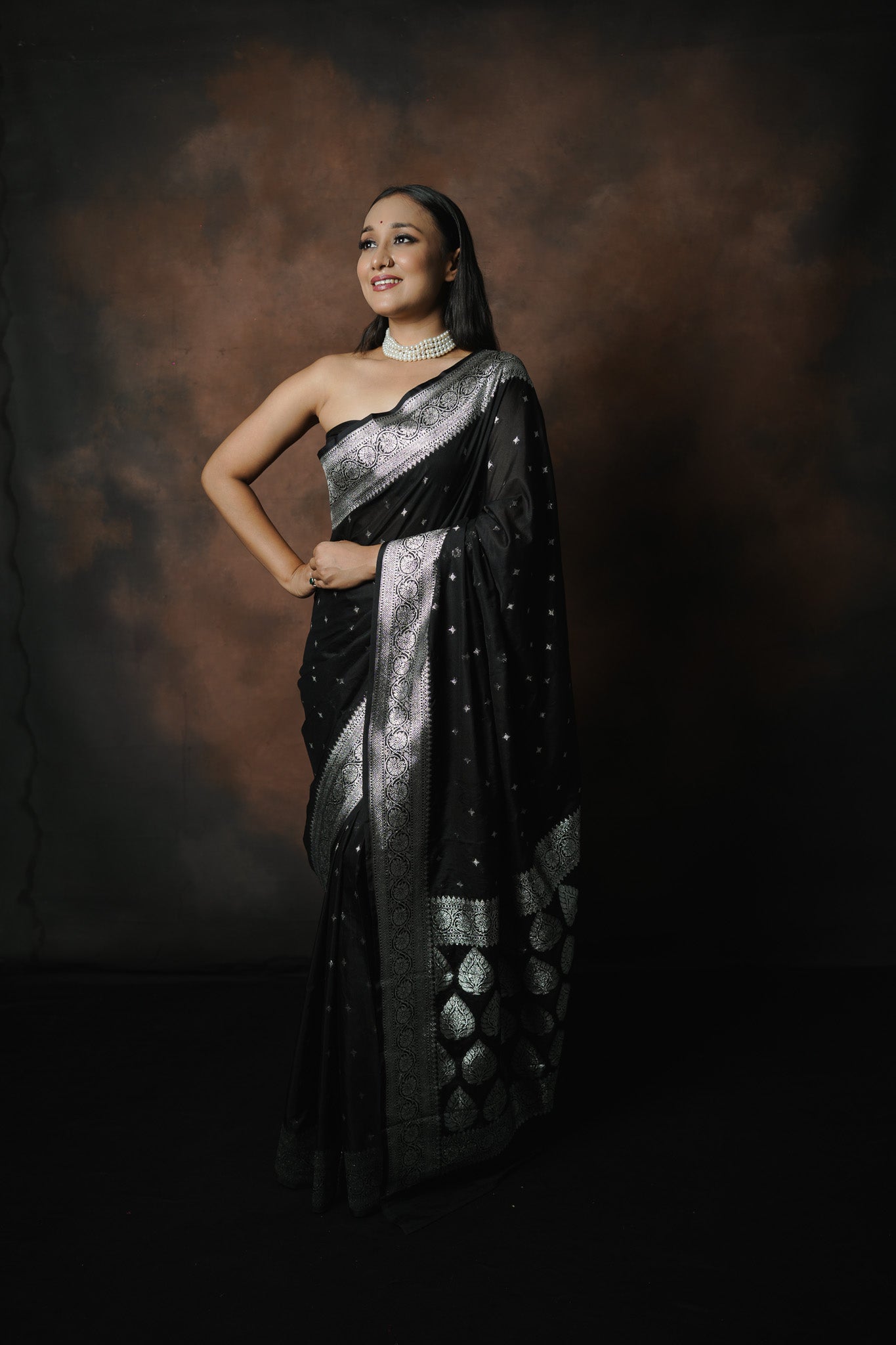 Banarasi Semi Georgette Katan Saree