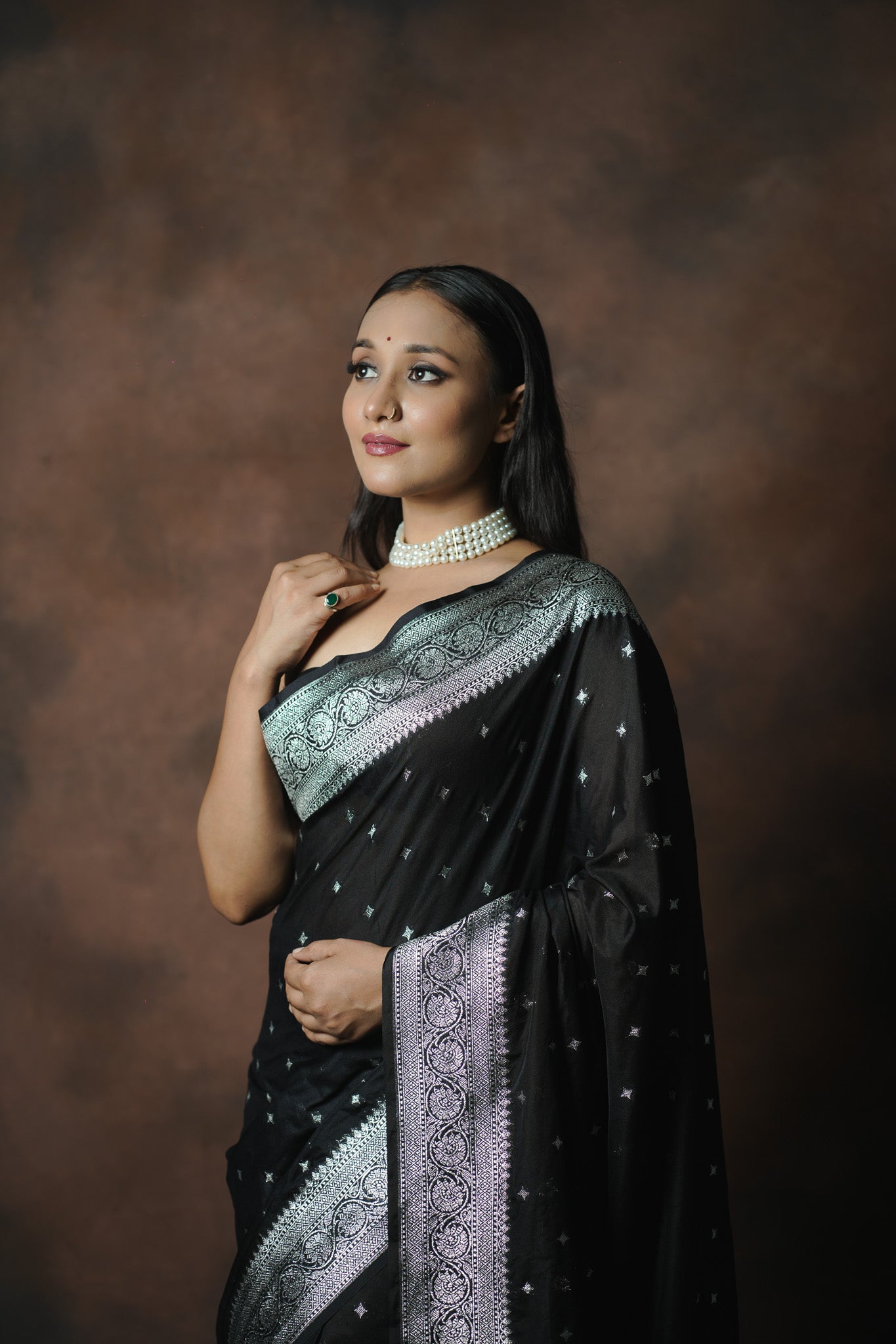 Banarasi Semi Georgette Katan Saree