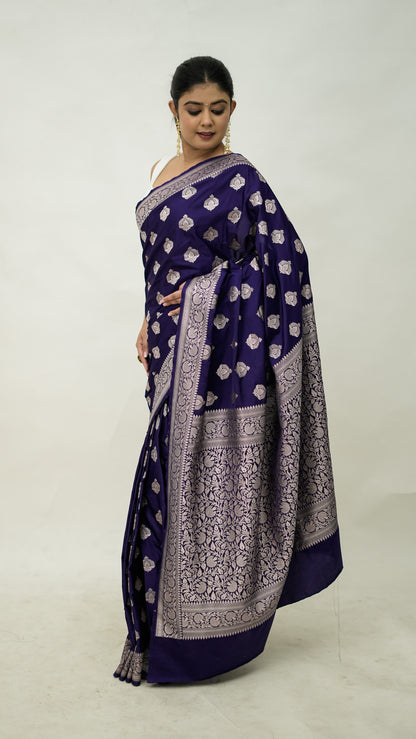 Banarasi Mashru Kataan Saree
