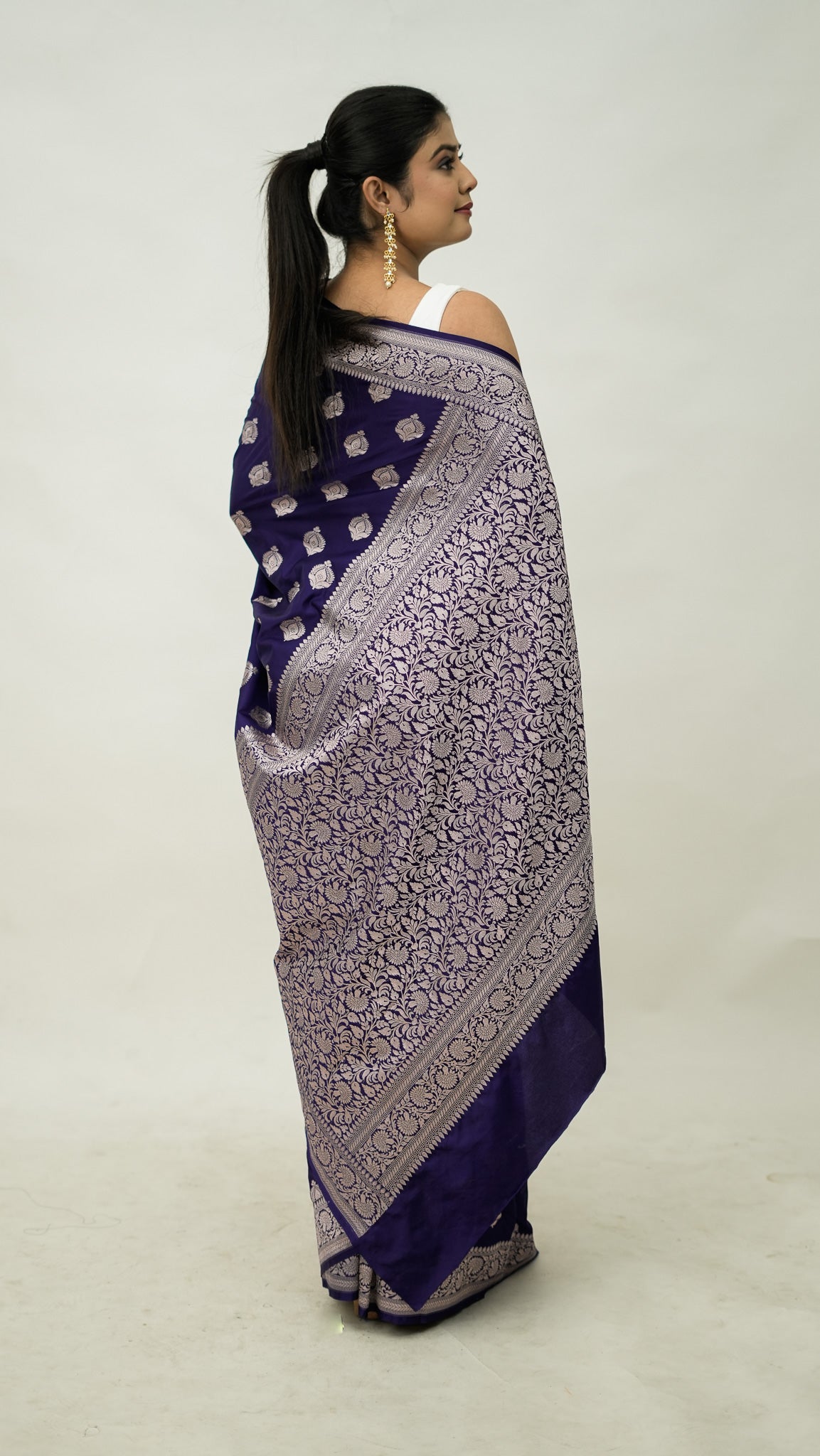 Banarasi Mashru Kataan Saree