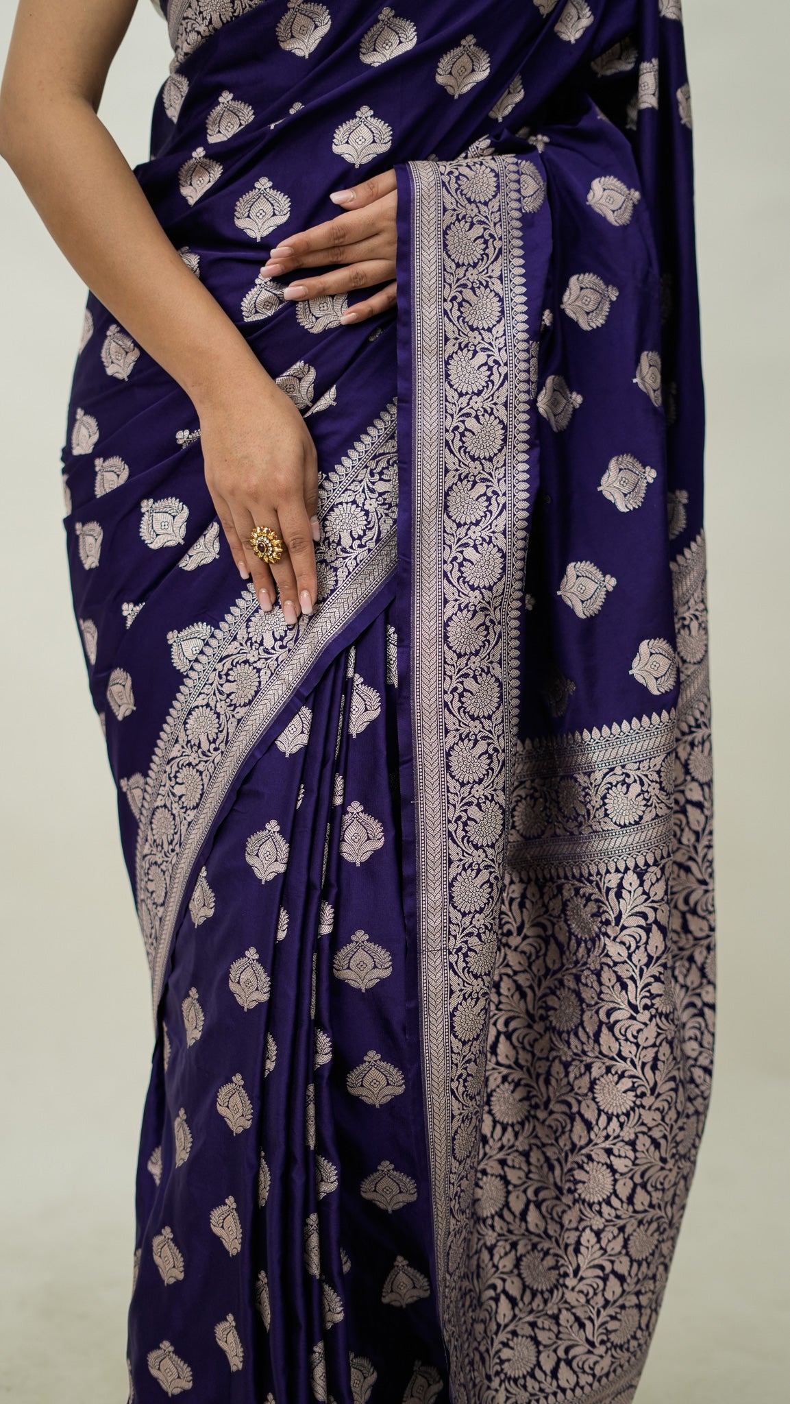 Banarasi Mashru Kataan Saree