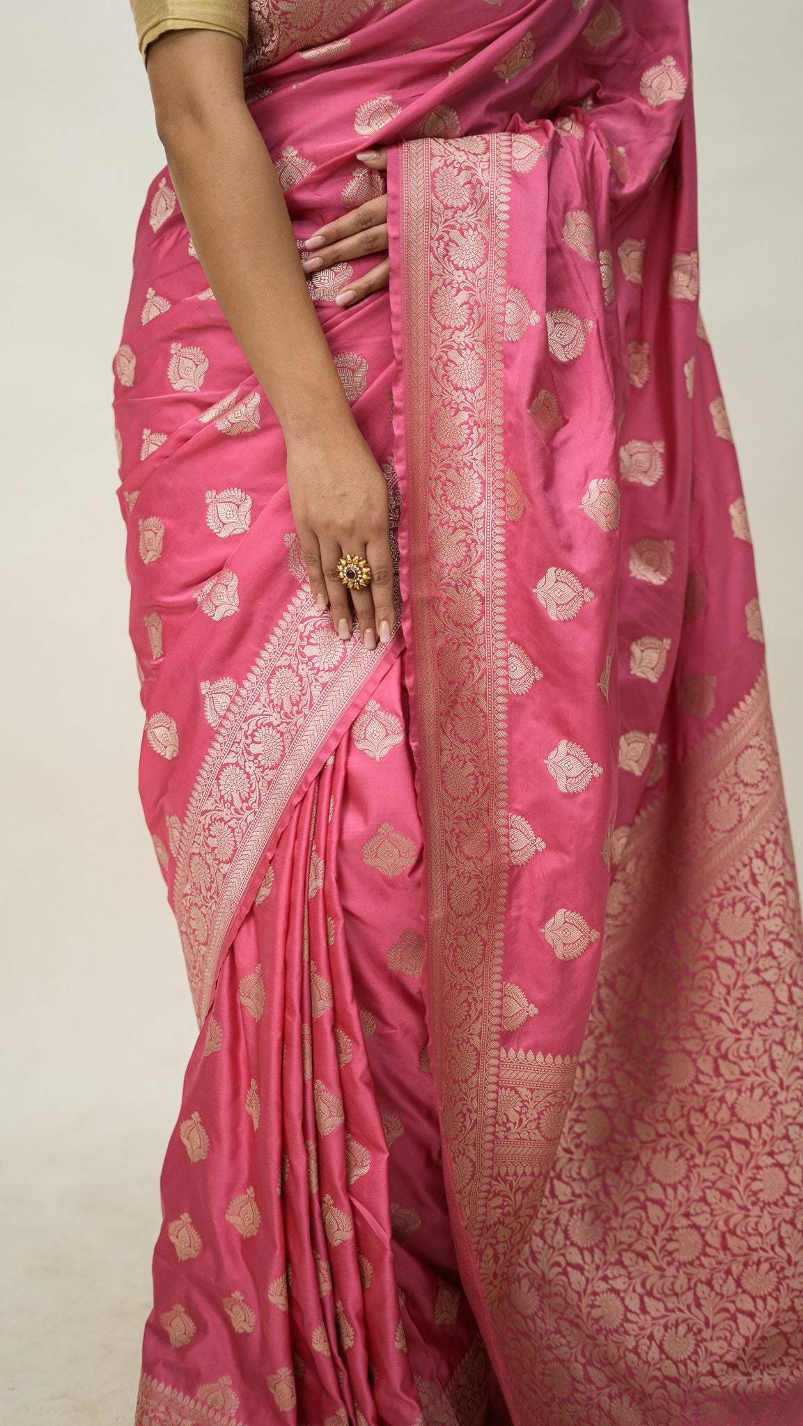 Banarasi Mashru Kataan Saree