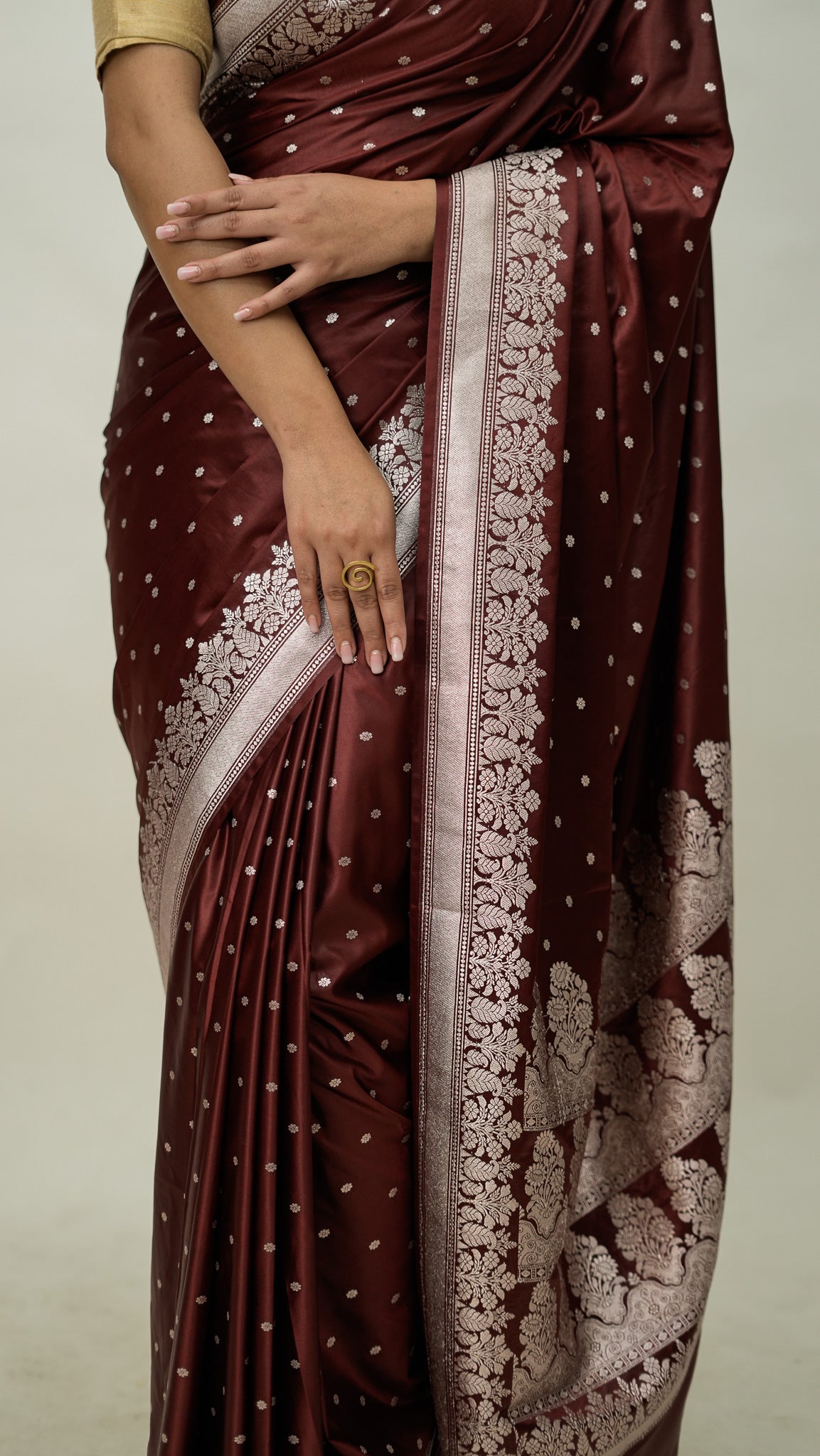 Banarasi Mashru Kataan Soft Silk Saree