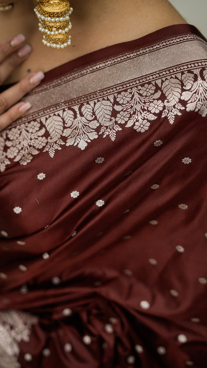 Banarasi Mashru Kataan Soft Silk Saree