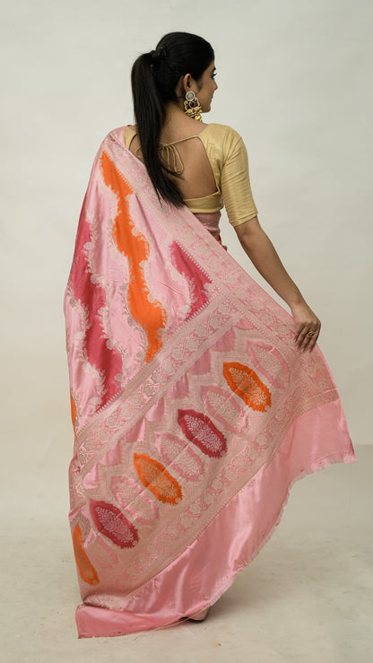 Banarasi Mashru Kataan Soft Fancy Saree
