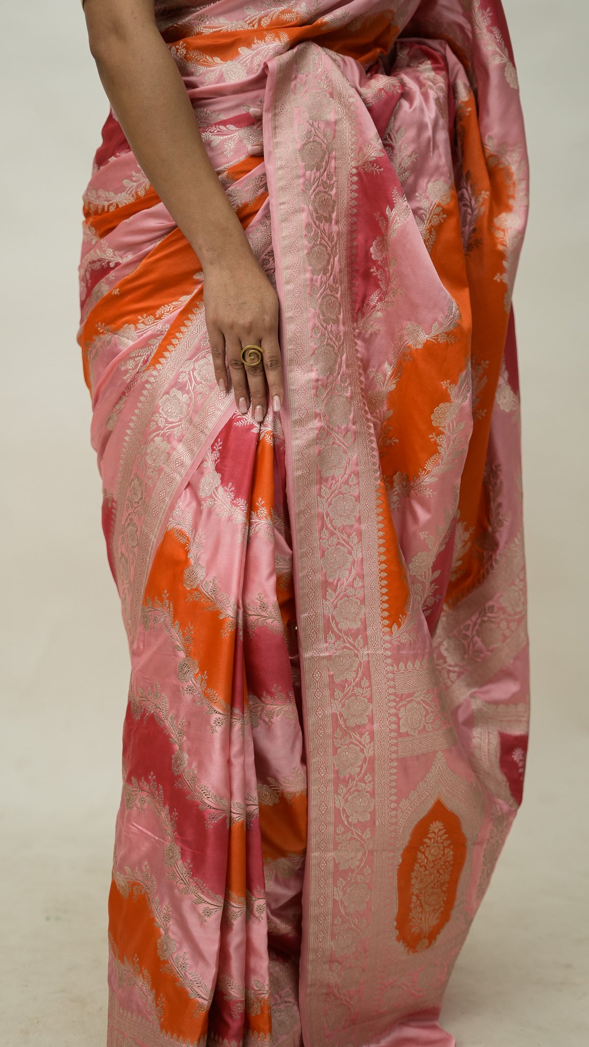 Banarasi Mashru Kataan Soft Fancy Saree