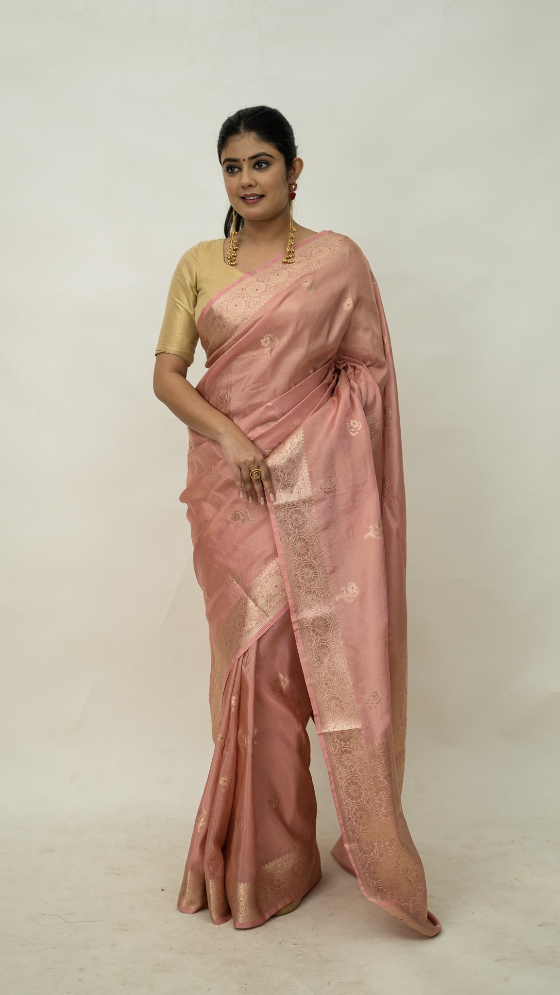Viscose Silk Mina Buti Saree