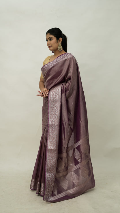 Diamond Soft Tissue Border Saree