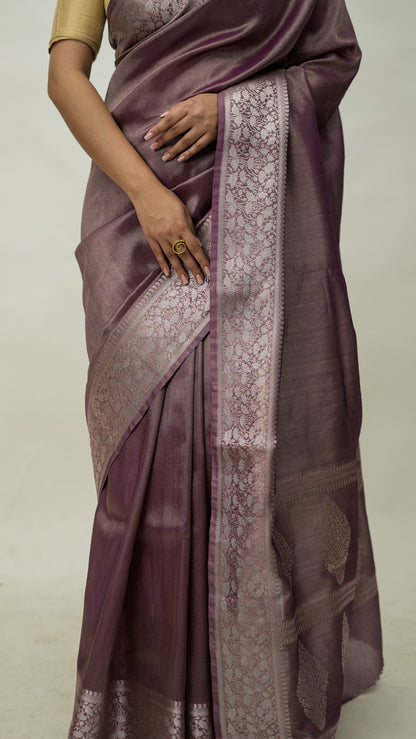 Diamond Soft Tissue Border Saree