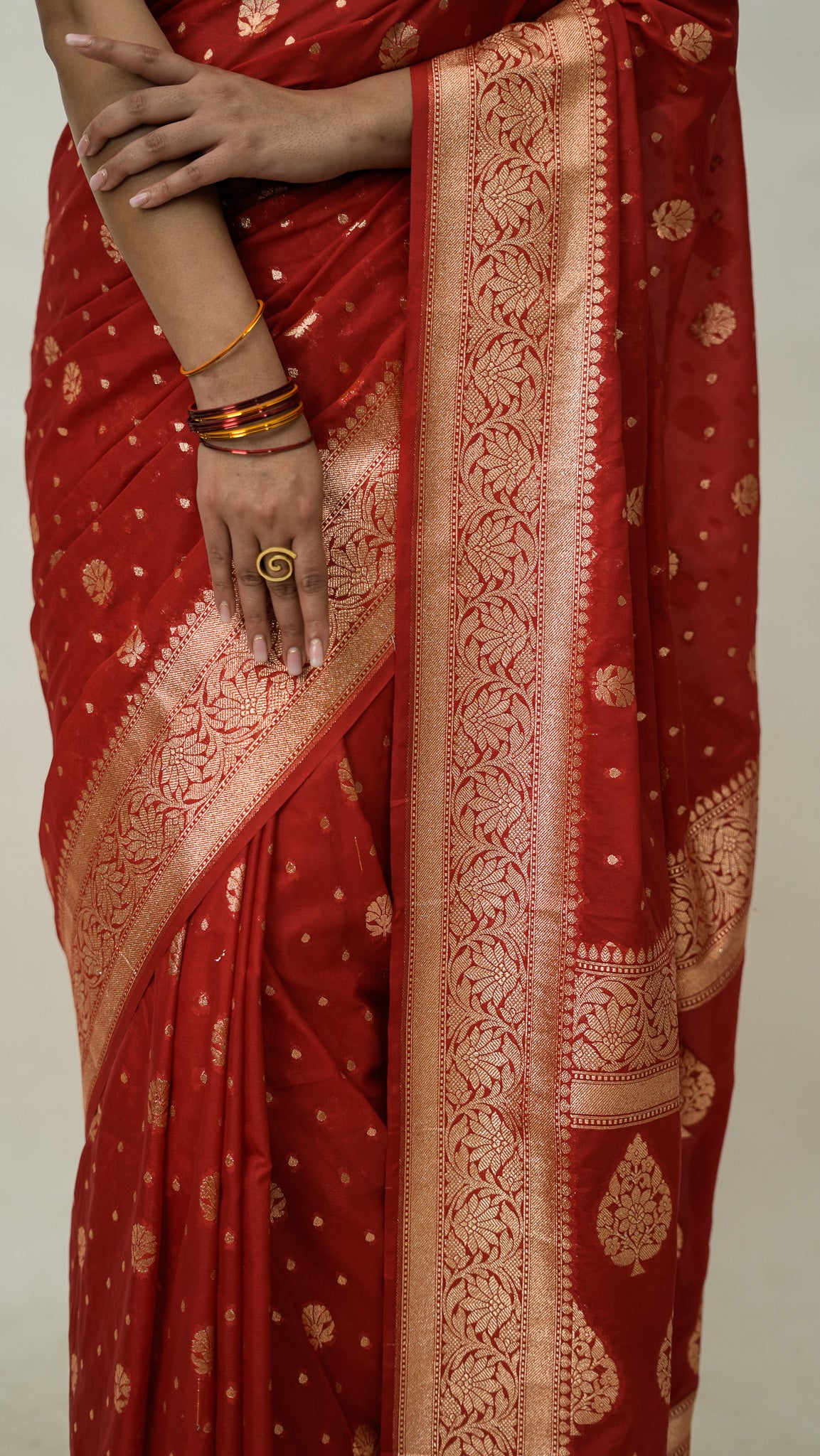 Banarasi Georgette Kataan Silk Saree