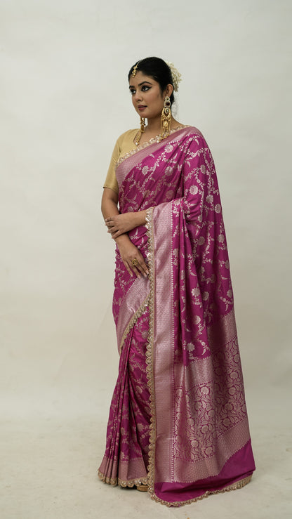 Banarasi Mashru Kataan Silk Soft Fancy Saree