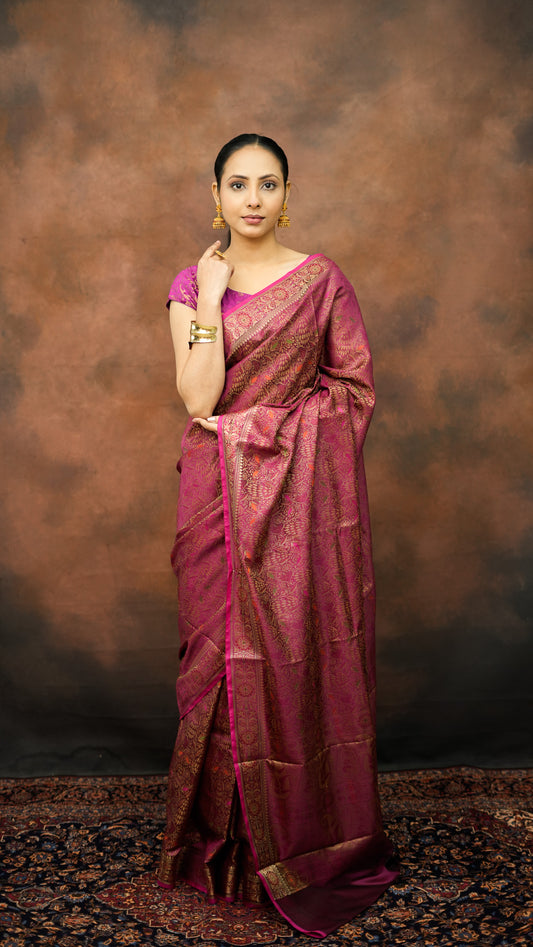 Katan Silk Jamdani Saree